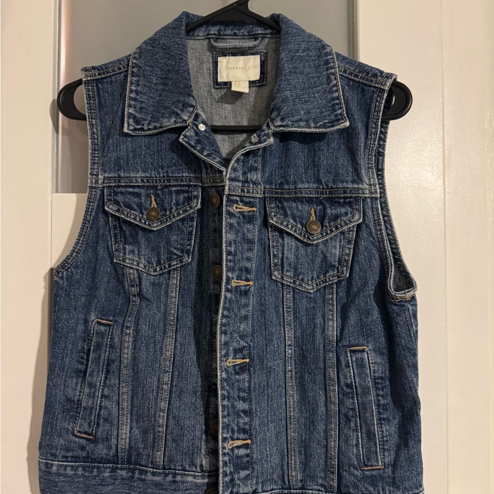 Forever 21 Classic Blue Denim Jacket